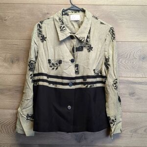 Dani Michaels Button Up Blouse Women's Size Large